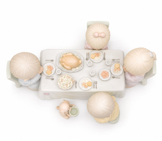 We Gather Together To Ask The Lord's Blessing Vintage Set