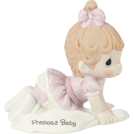Growing In Grace, Precious Baby Redhead Girl Figurine