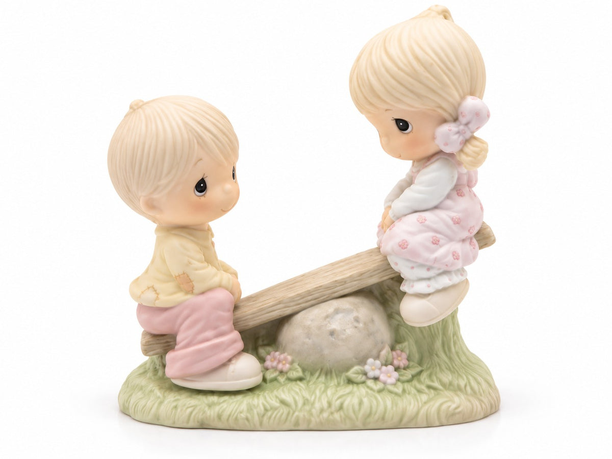 Love Lifted Me Vintage Figurine