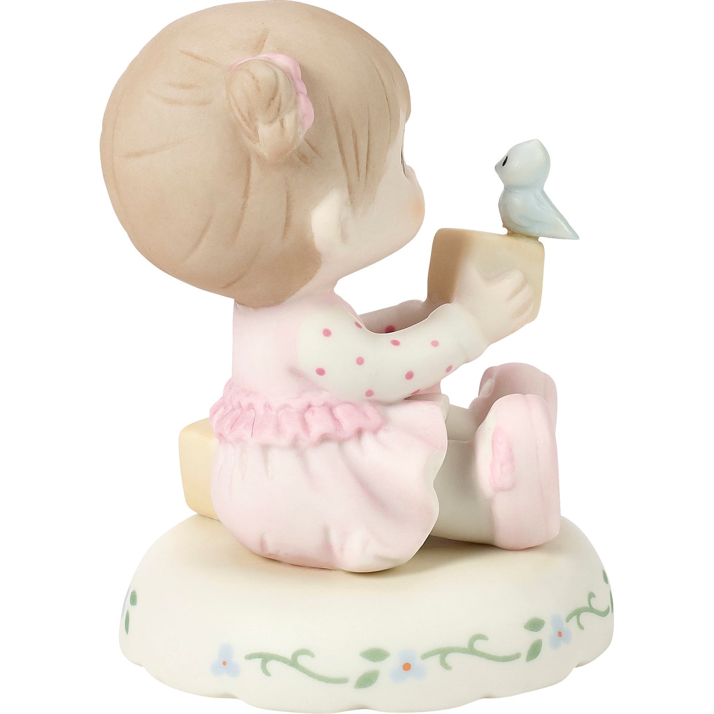 Growing In Grace, Age 2, Brunette Girl Figurine