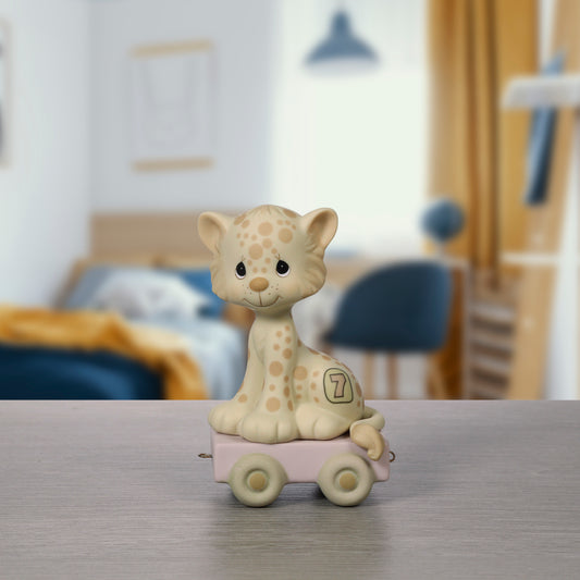 Birthday Train, Age 7, Wishing You Grr-Eatness Figurine