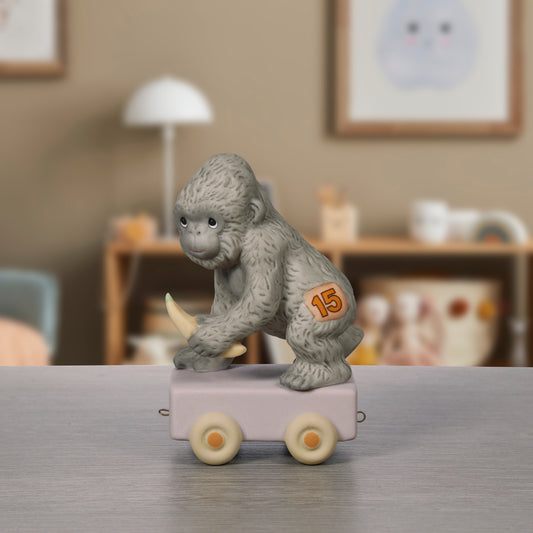 Birthday Train, Age 15, It's Your Birthday Go Bananas Figurine