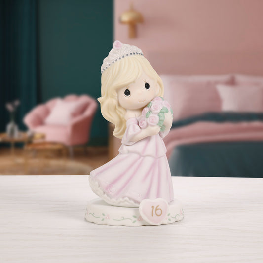 Growing In Grace, Age 16, Blonde Girl Figurine