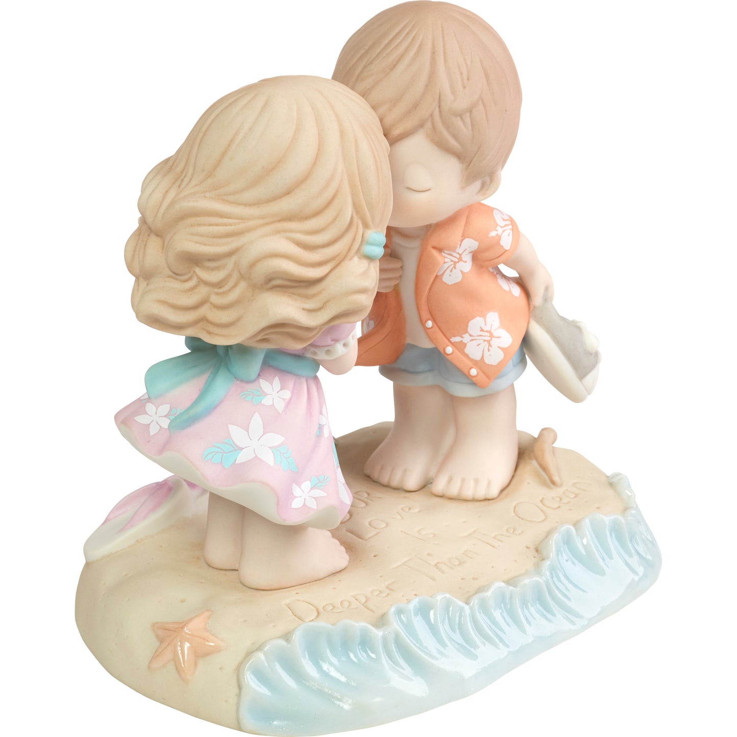 Our Love Is Deeper Than The Ocean, Bisque Porcelain Figurine