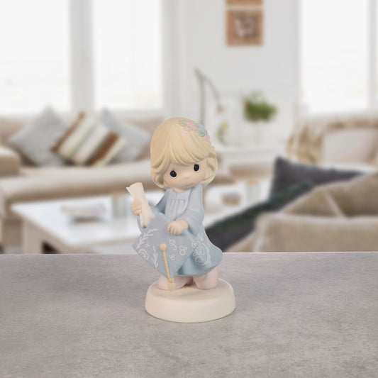The Future Belongs To You Blonde with Blue Gown Figurine