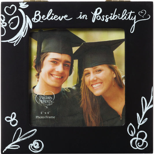 Believe In Possibility, 4 x 4 Photo Keepsake Box, Wood