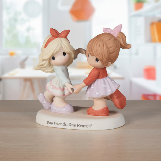 Two Friends, One Heart Figurine