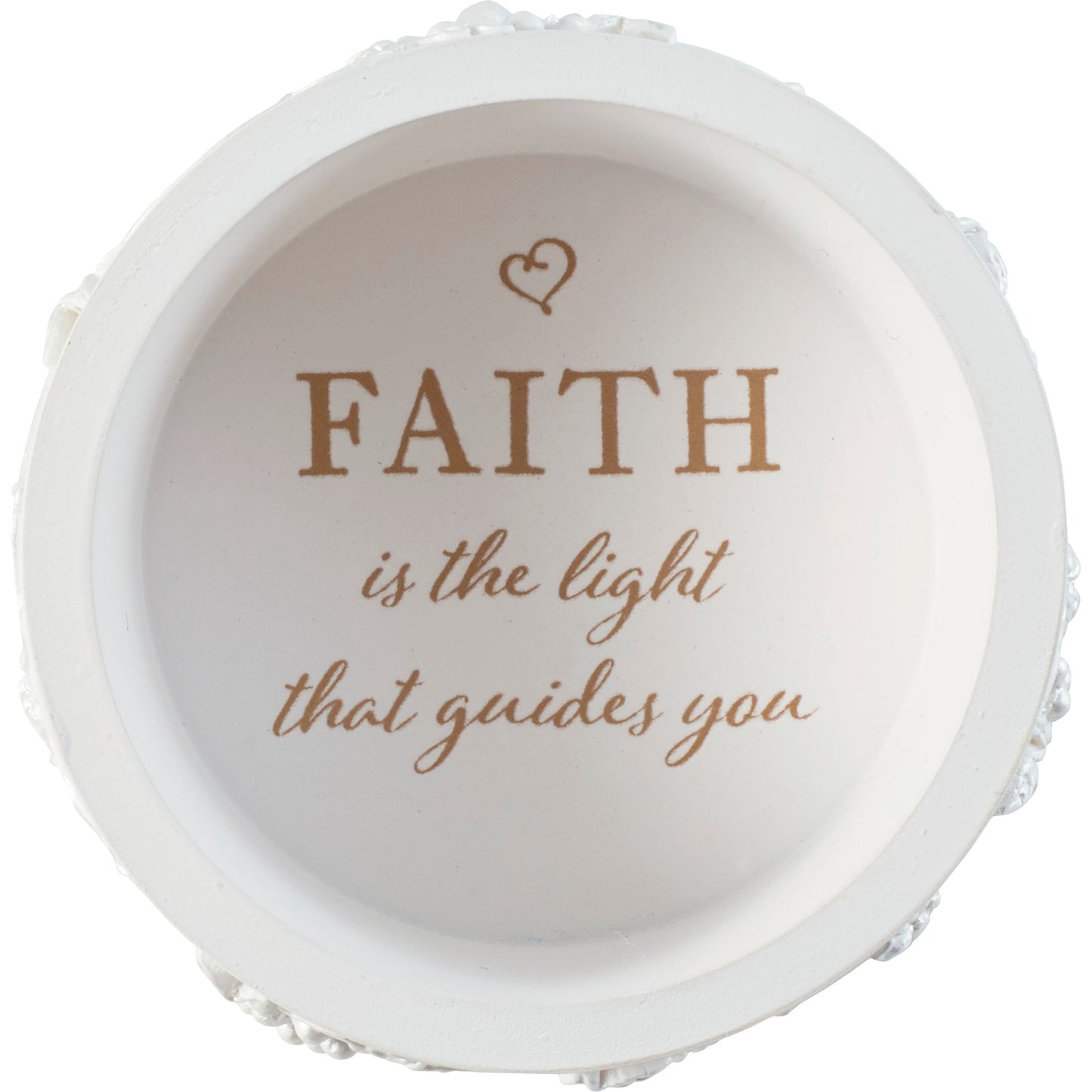 Faith Is The Light That Guides You Girl Rosary Box with Rosary