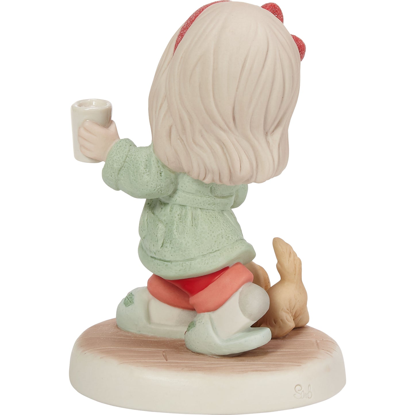 Santa's On His Way Figurine
