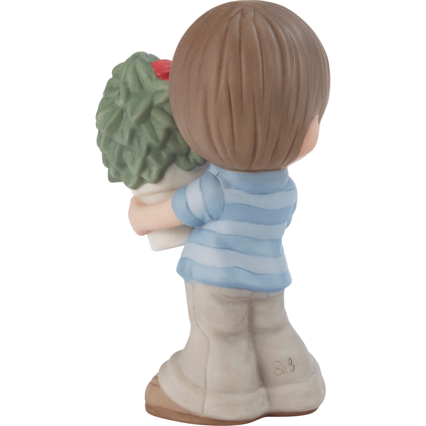 My Love For You Continues To Grow Brunette Boy Figurine