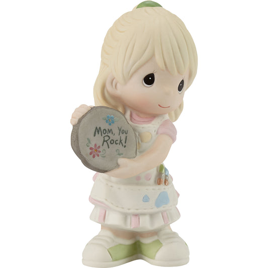 Mom, You Rock! Blonde Girl Figurine