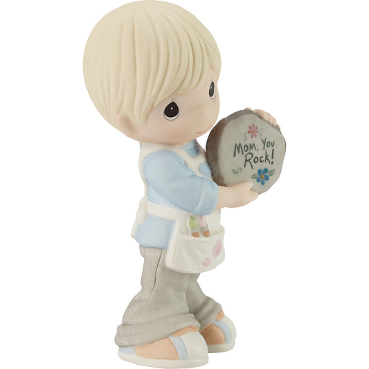 Mom, You Rock! Blond Boy Figurine