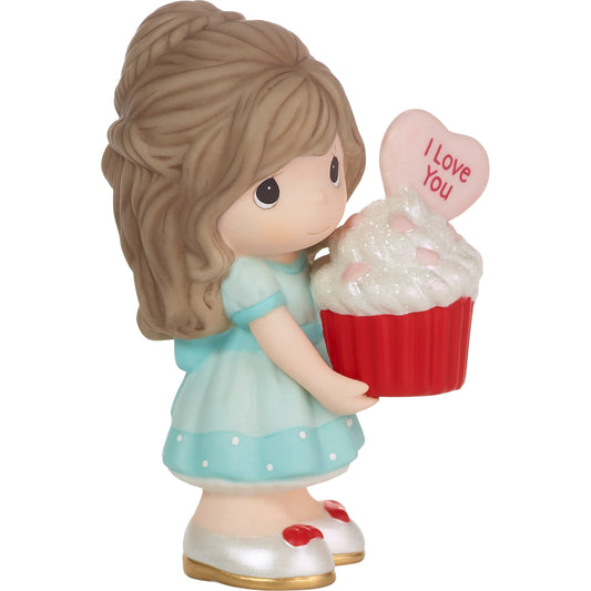 You Bake Me Happy Brunette Girl Figurine