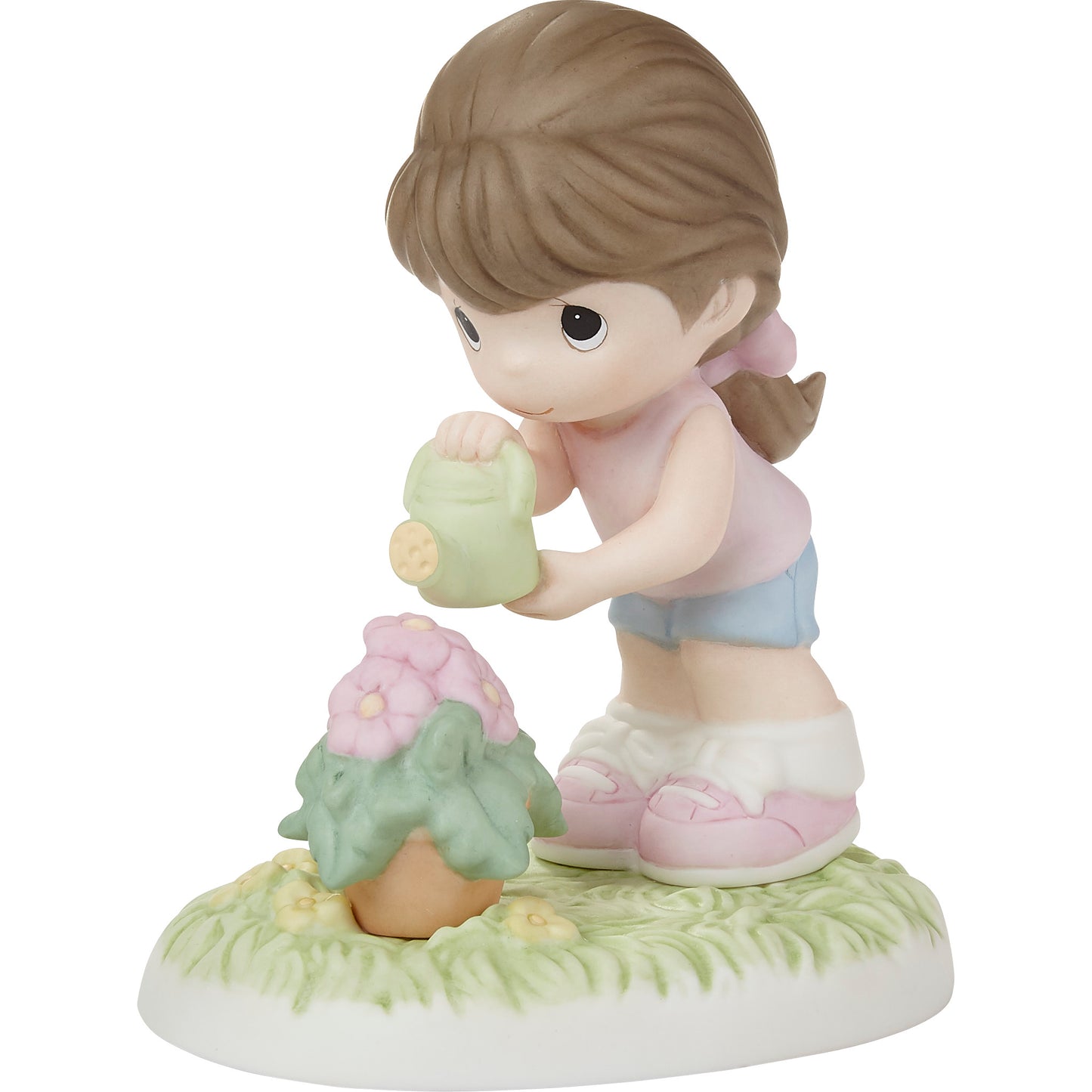 All Things Grow With Love Brunette Figurine