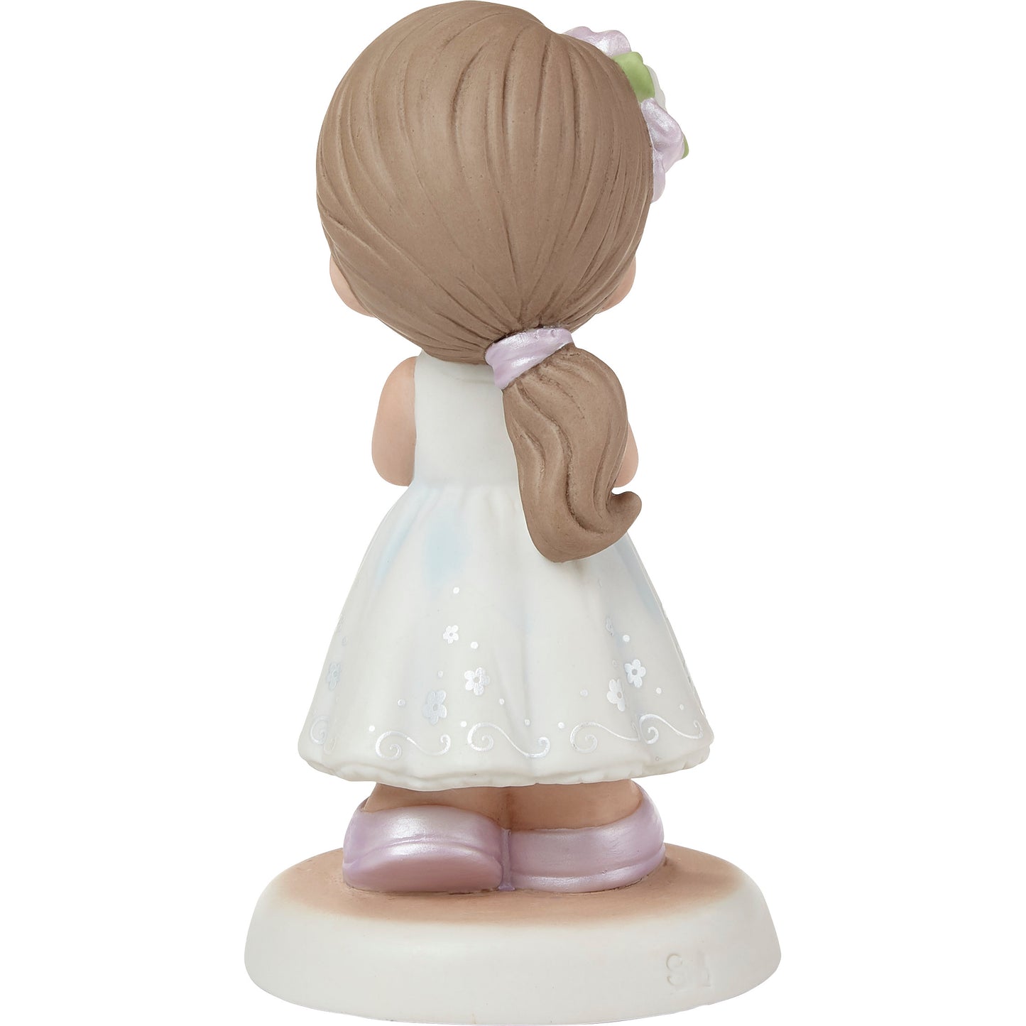 Blessings On Your First Communion Brunette Hair/Medium Skin Girl Figurine