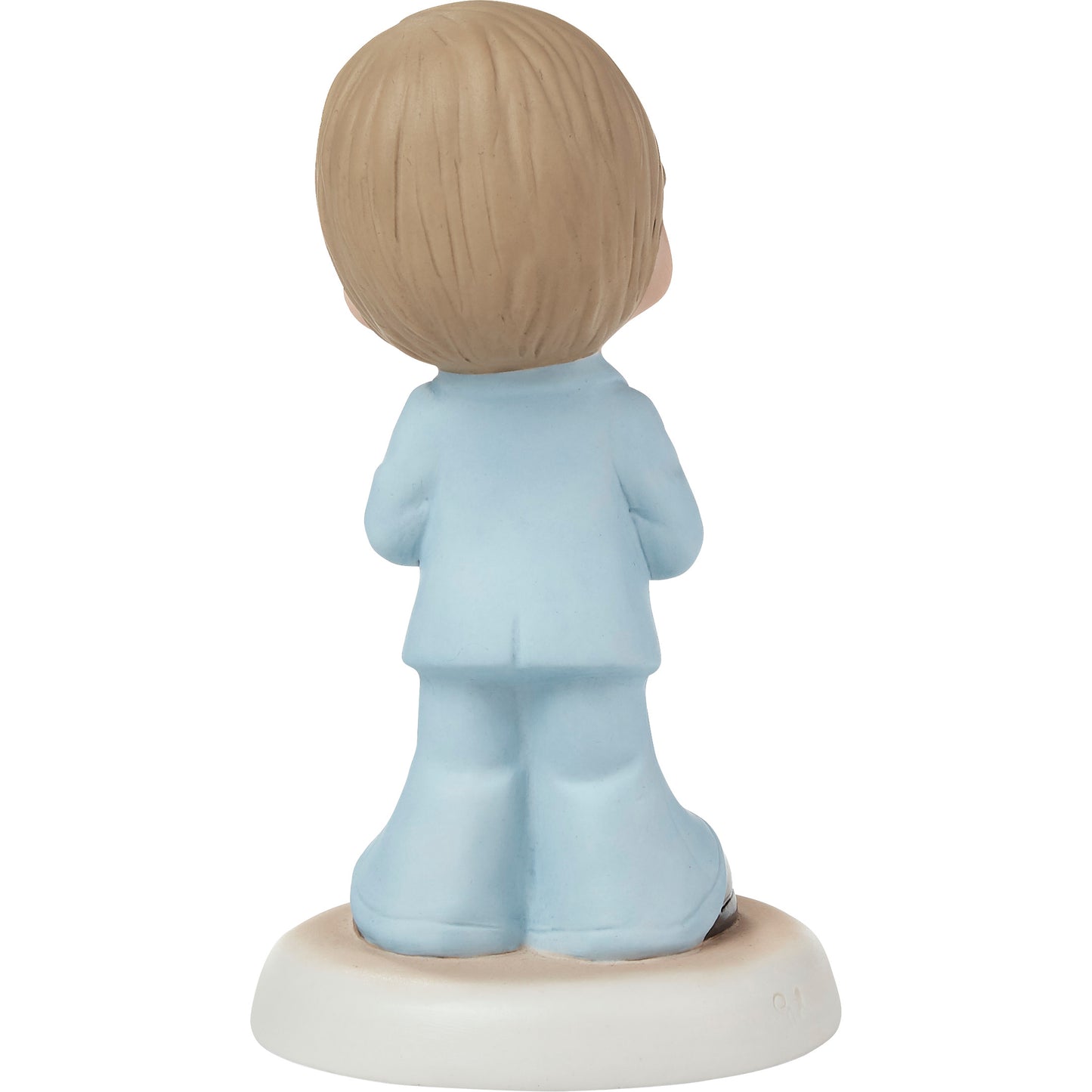Blessings On Your First Communion Brunette Hair/Medium Skin Boy Figurine