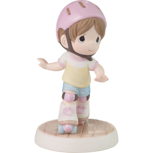 This Is How I Roll Brunette Figurine
