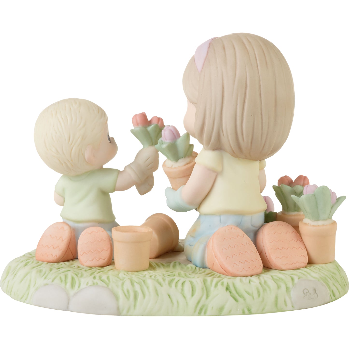 A Mother's Love Makes A Garden Grow Boy Figurine