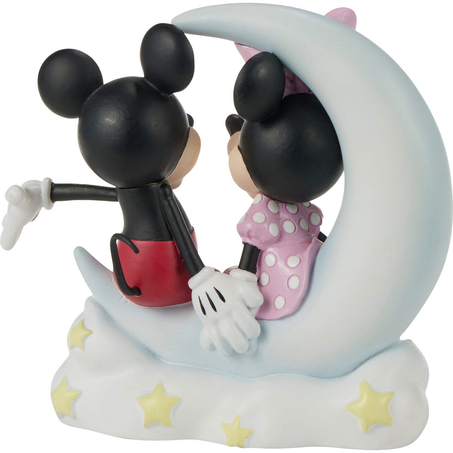 Love You To The Moon And Back Disney Mickey Mouse And Minnie Mouse Figurine