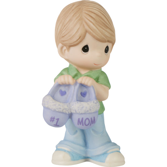 #1 Mom Boy Figurine