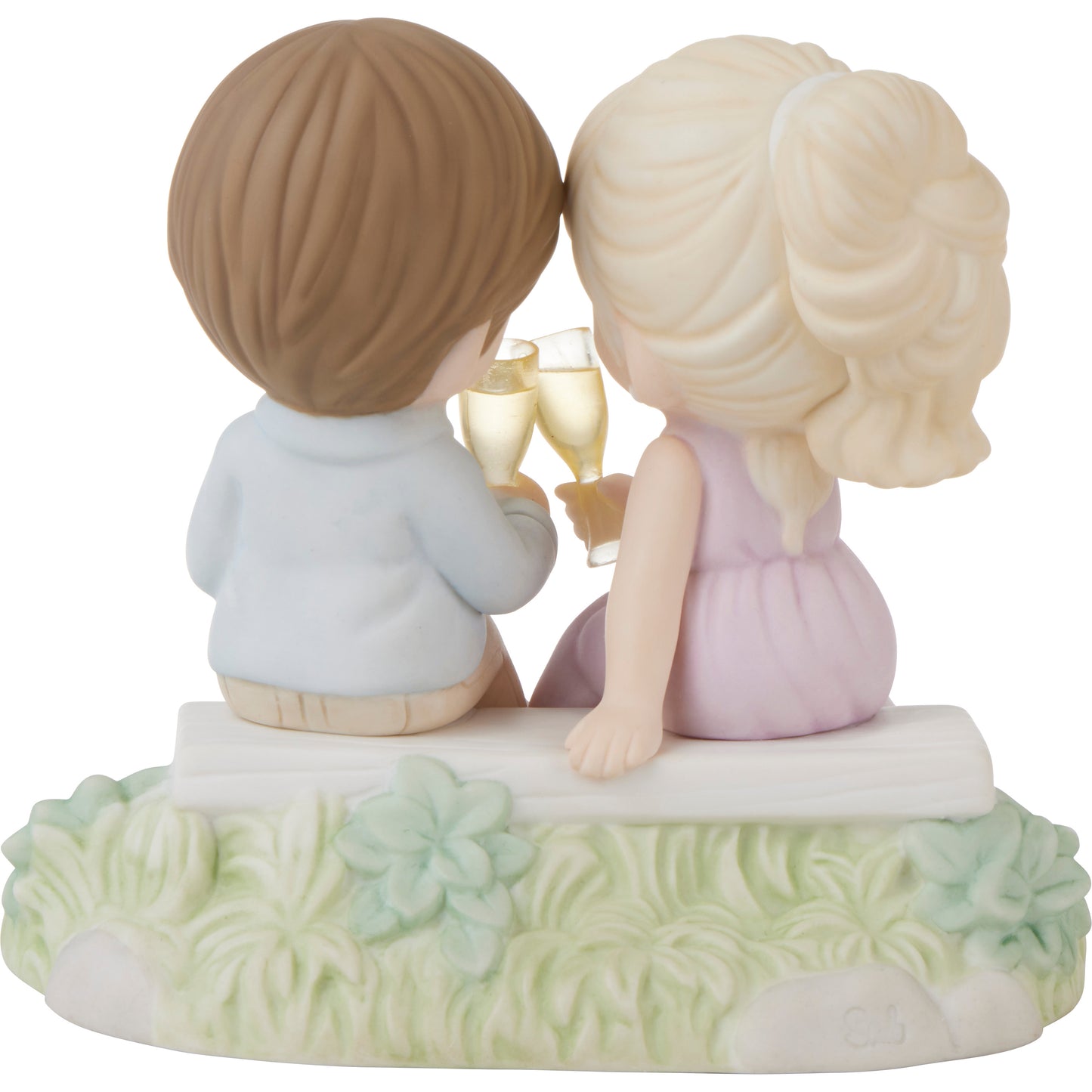To Our Everlasting Love Brunette Boy/Blonde Girl Figurine