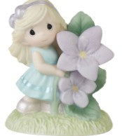 Dream Of Spring Violets Figurine