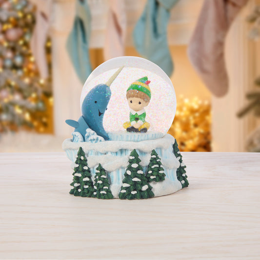 Let The Christmas Spirit Guide You Elf Musical Snow Globe
