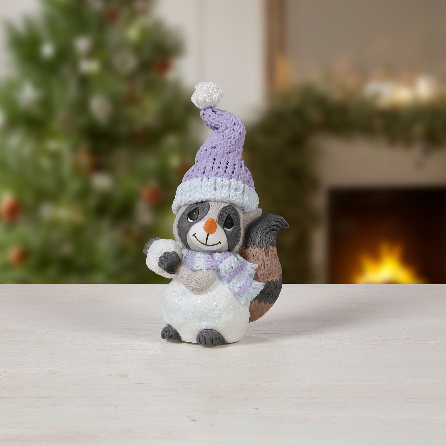 White Christmas Wishes Mini Figurine