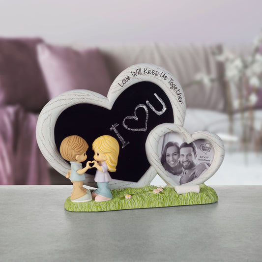 Love Will Keep Us Together Chalkboard Photo Frame