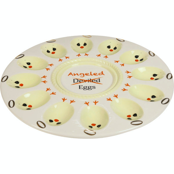 Angeled Eggs Platter