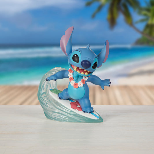Riding The Waves Disney Stitch Figurine
