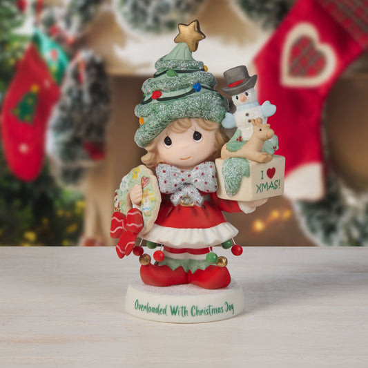 Overloaded With Christmas Joy Figurine