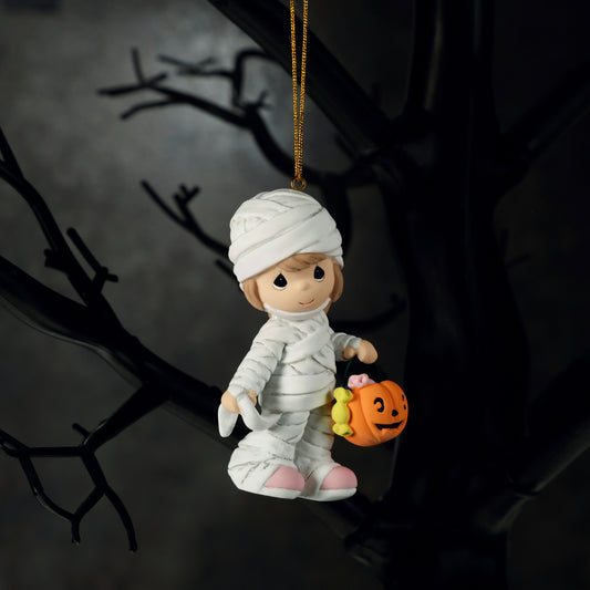 Wrapped Up In Halloween Ornament