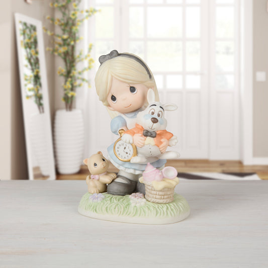 It's Never Too Late For Fun With Friends Disney Alice In Wonderland Figurine