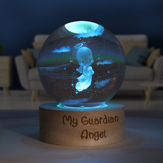 Timmy Angel Light Up Laser Etched Ball