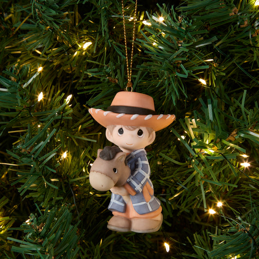 Little Moments Make Big Memories Boy Christmas Ornament