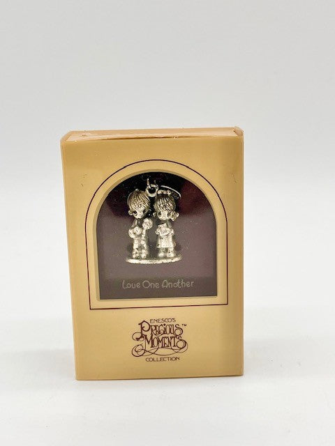 Love One Another Vintage Christening Charm