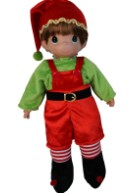 Candy Cane Wishes & Mistletoe Kisses Boy 16" Doll