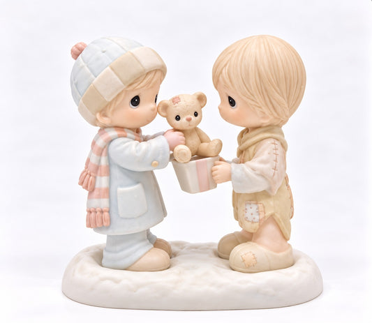Christmastime Is For Sharing Vintage Figurine