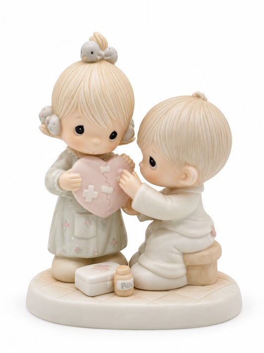 He's The Healer Of Broken Hearts Vintage Figurine
