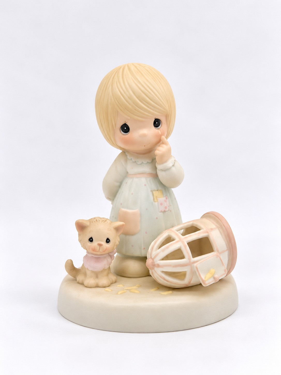 The Lord Giveth And The Lord Taketh Away Vintage Figurine