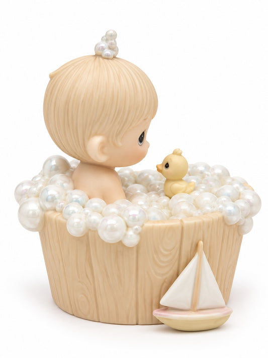 A Tub Full Of Love Boy Vintage Figurine