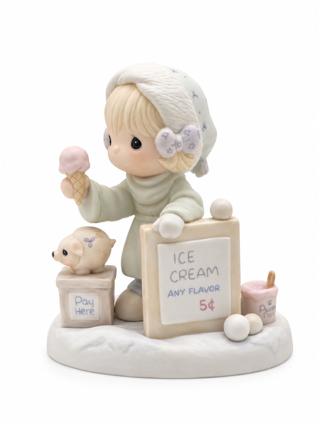 Wishing You A Yummy Christmas Vintage Figurine
