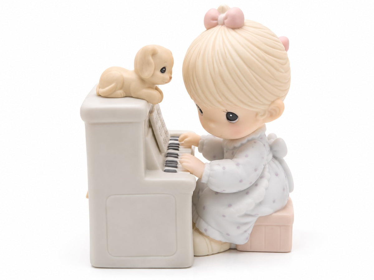 Lord, Keep My Life In Tune Vintage Figurine Set