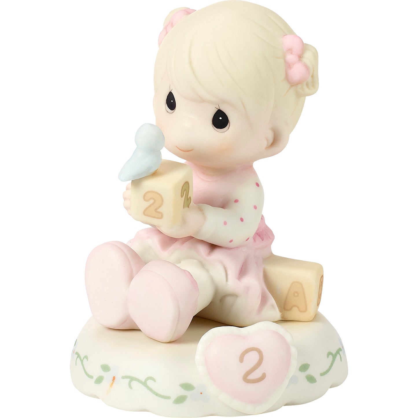 Growing In Grace, Age 2, Blonde Girl Figurine