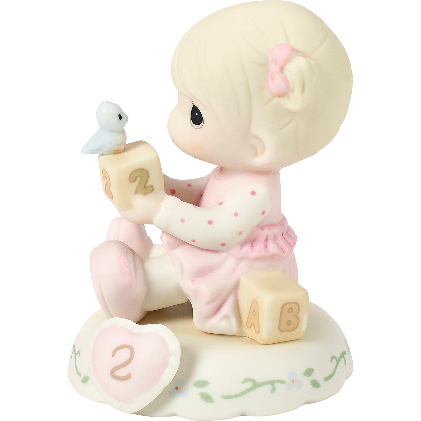 Growing In Grace, Age 2, Blonde Girl Figurine