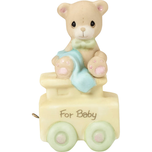 Birthday Train, New Baby, May Your Birthday Be Warm Figurine