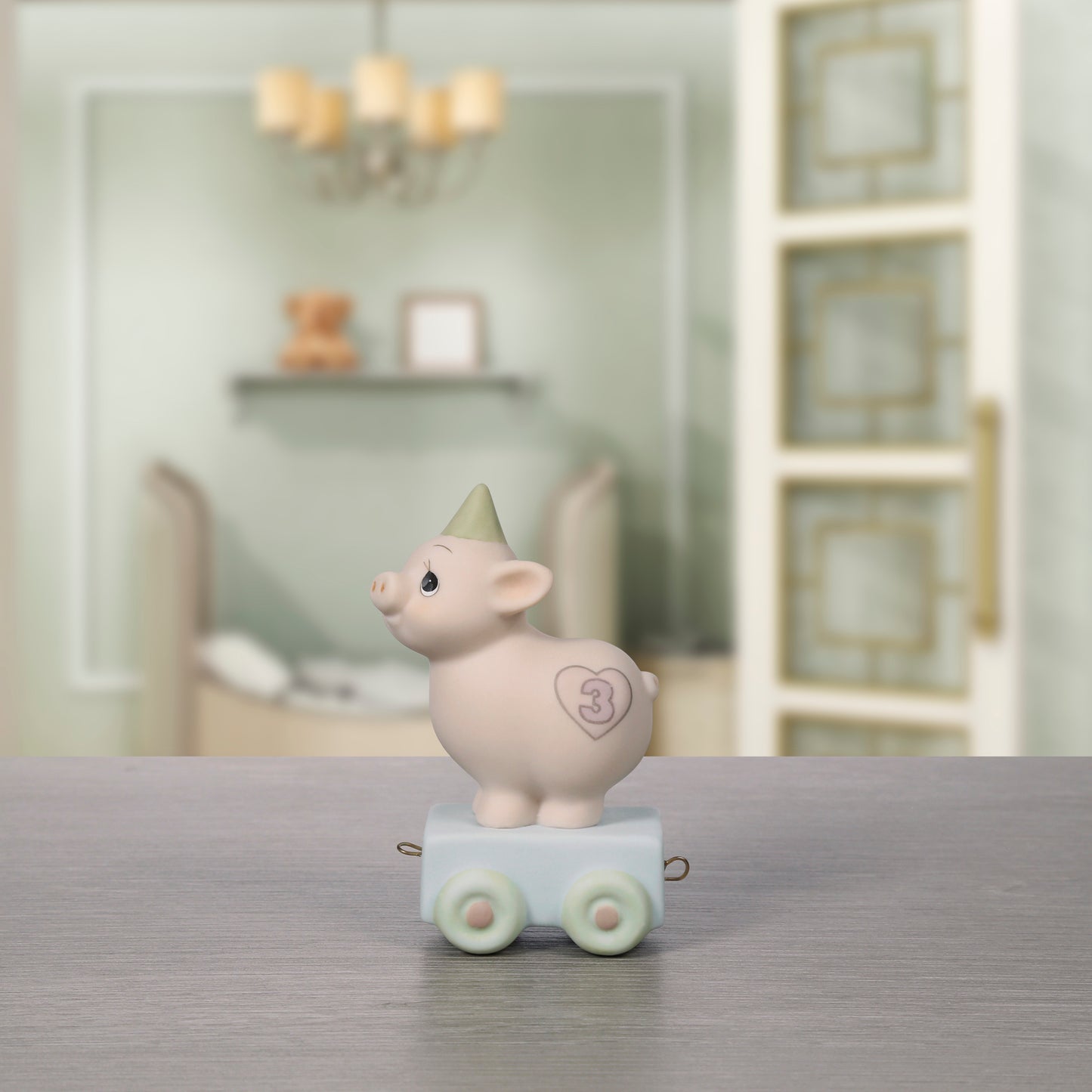 Birthday Train, Age 3, Heaven Bless Your Special Day Figurine