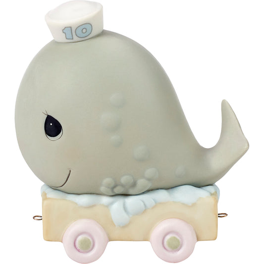 Birthday Train, Age 10, May Your Birthday Be Mammoth Figurine