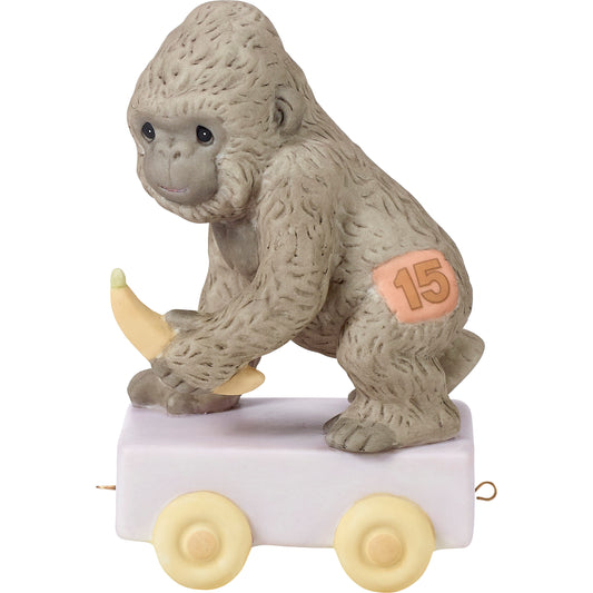 Birthday Train, Age 15, It's Your Birthday Go Bananas Figurine